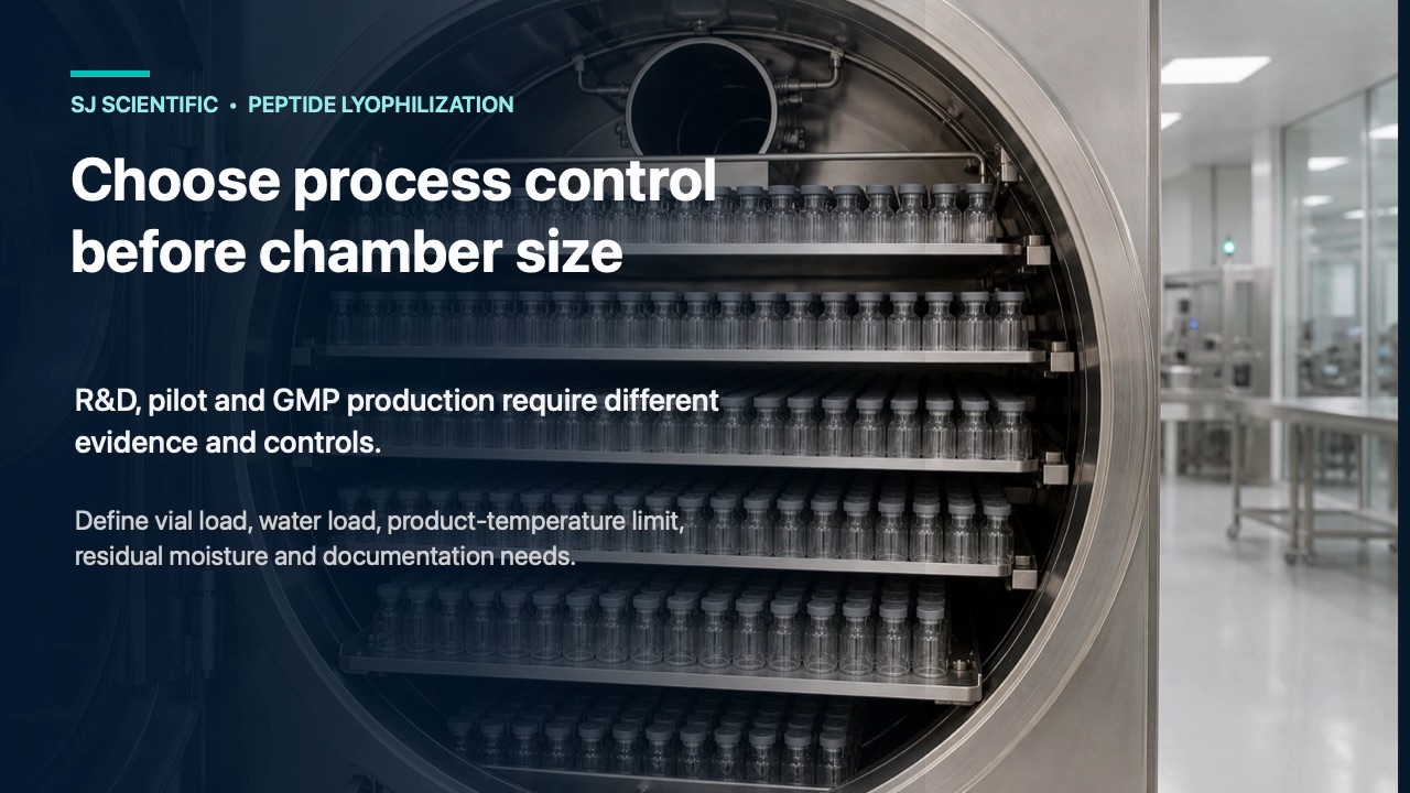 How to Select a Peptide Freeze Dryer from R&D to GMP